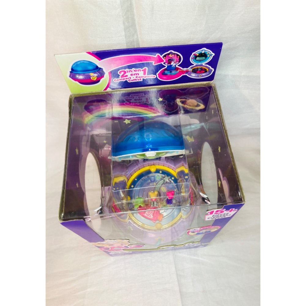 Polly Pocket Space Compact Playset Mattel 15+ Pieces New In Box - Picture 2 of 6
